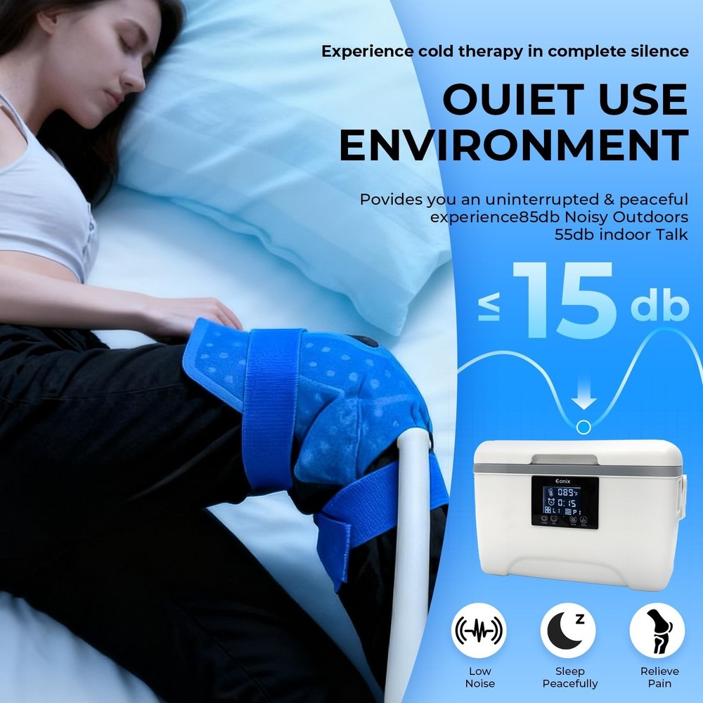 EONIX Cold Therapy Machine with Programmable Timer,Compact and Portable Ice M...