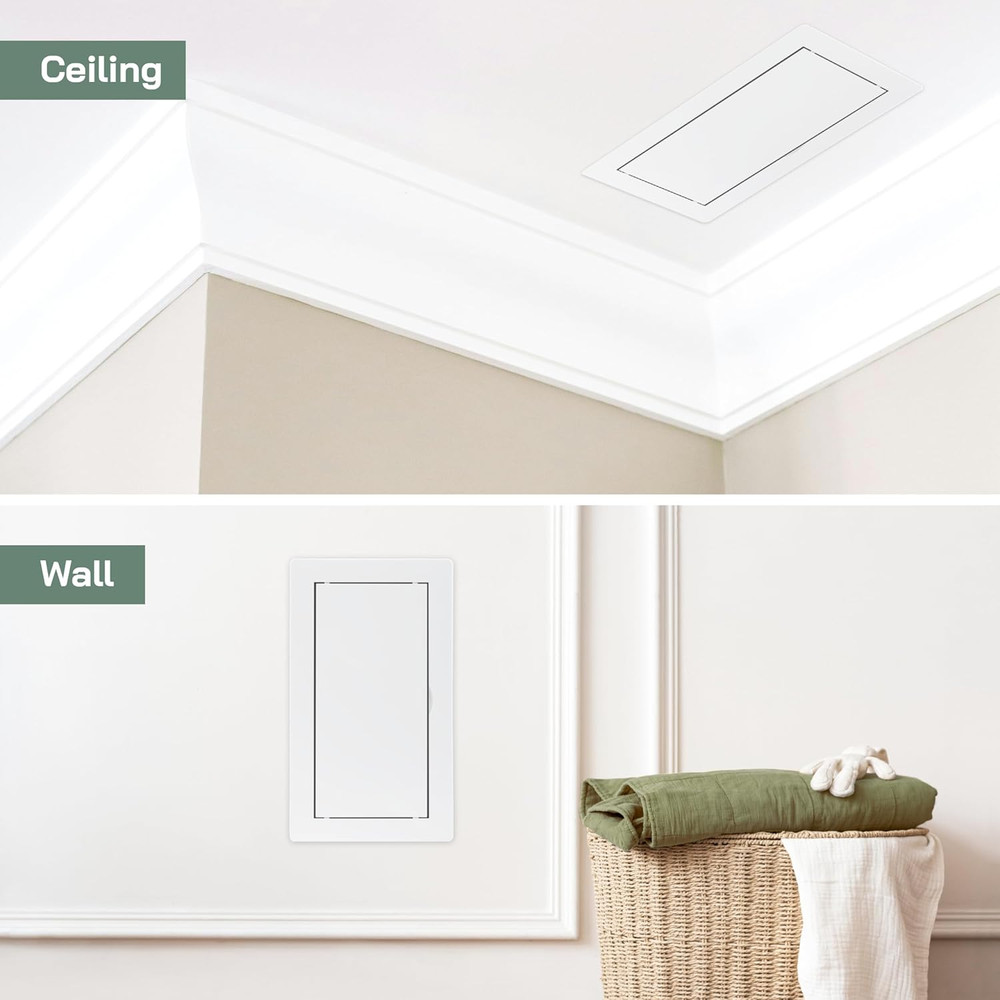4X8 Access Panel (Opening) - Easy Doors ABS Plastic for Drywall, Wall and Ceilin