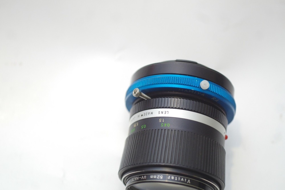 Mamiya Auto XTL ES Lens onto Canon EOS M mount Camera Adapter