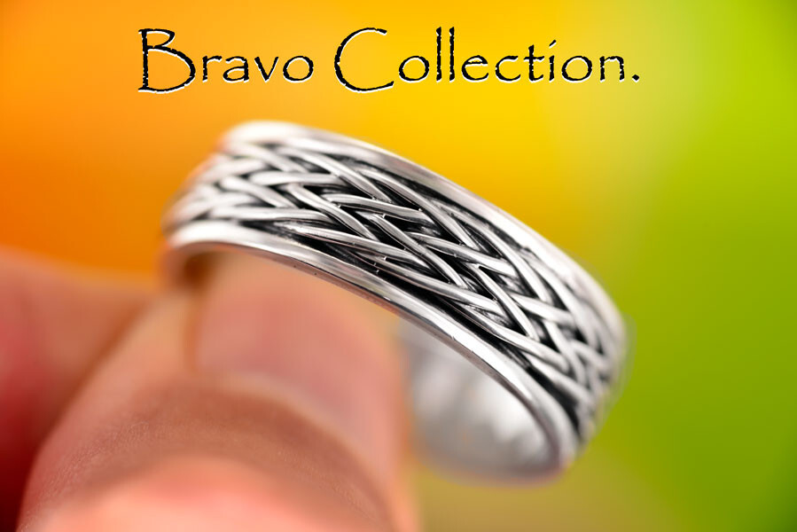 SIZE 9 Solid Sterling Silver Promise Engagement Wedding Thumb Mens Ring 2R-200