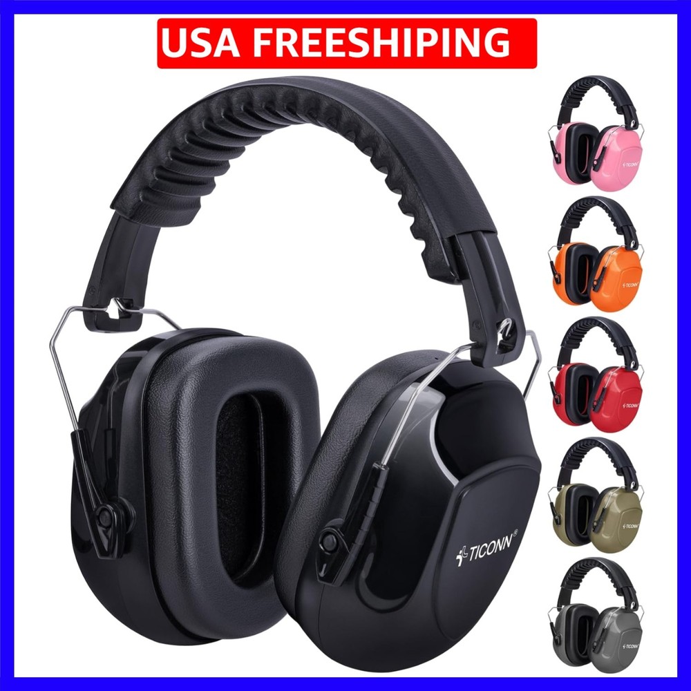 Noise Cancelling Ear Muffs for Adults, SNR 33dB Hearing Protection, Adjustabl...