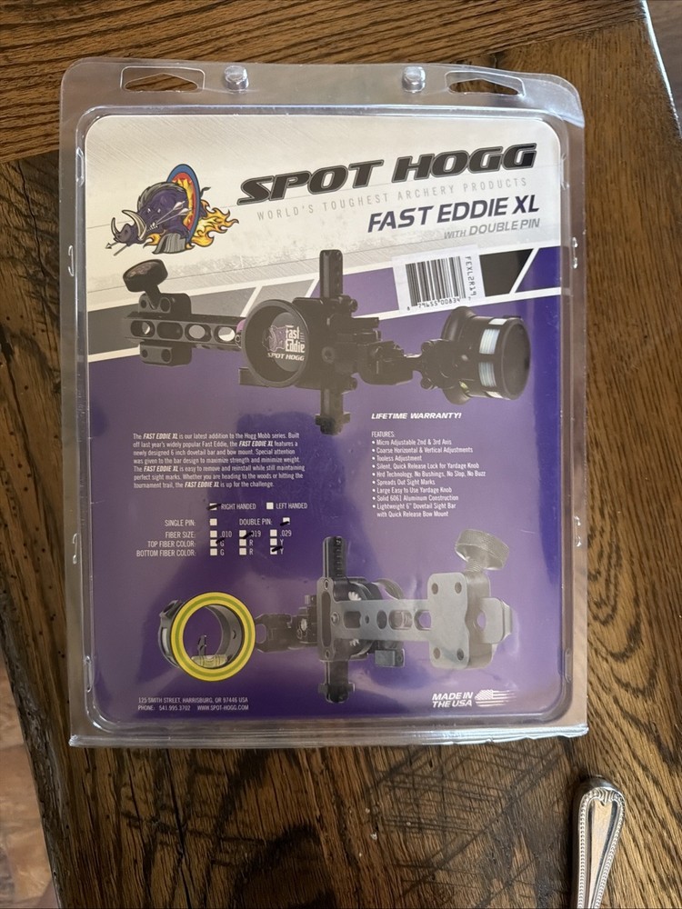 spot hog fast eddie xl double Pin