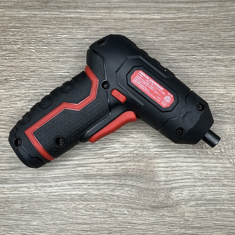 Hyper Tough 4-Volt Max Lithium-Ion Angle Grip Screwdriver, 80152