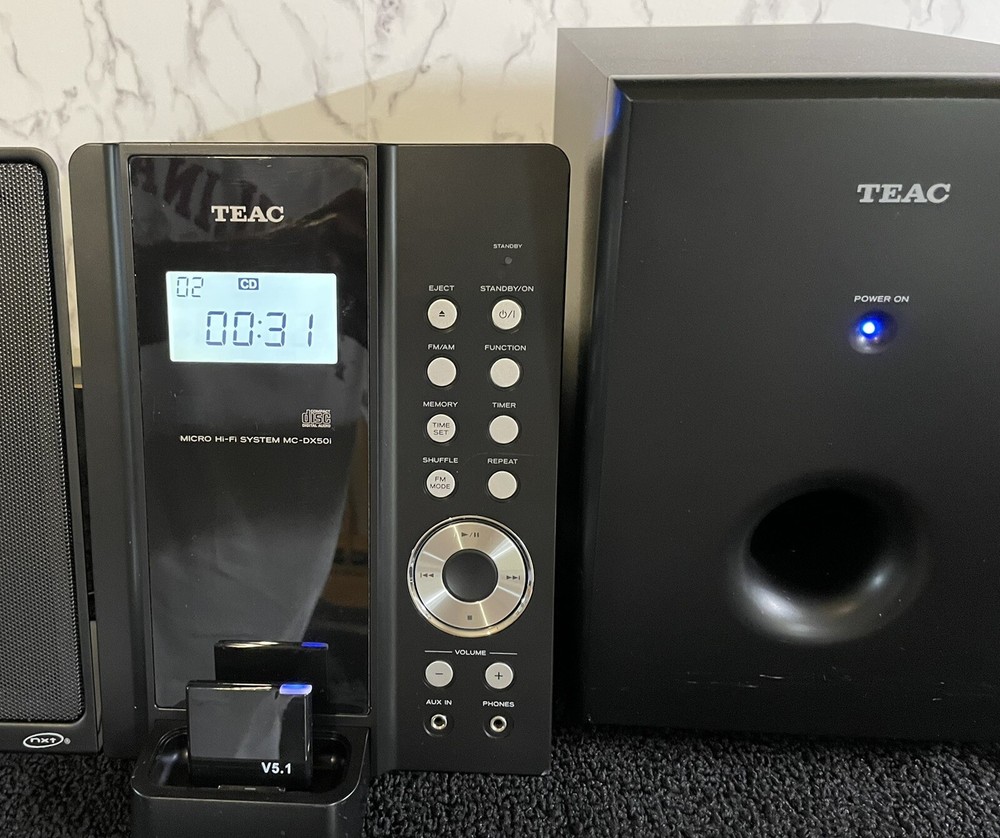 Teac NC-DX50i 2.1 Compact Stereo System With Bluetooth