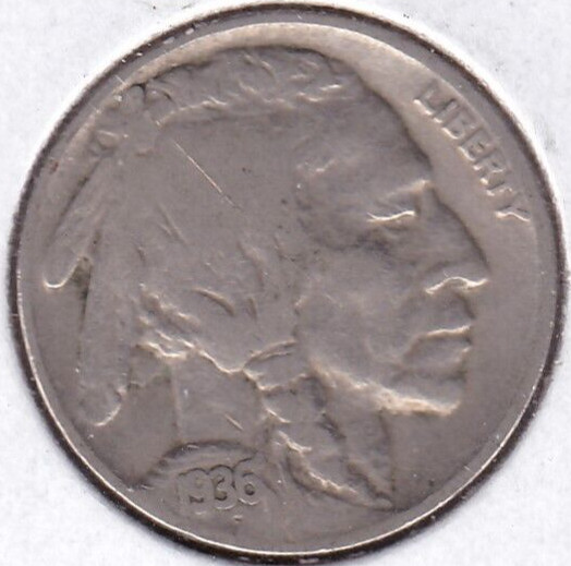 1936 Buffalo Nickel L100
