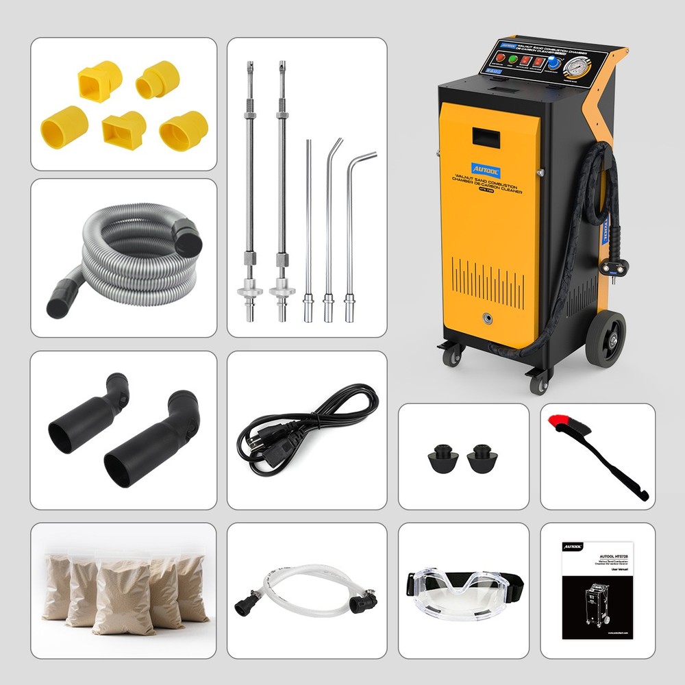 Walnut Sand Blasting Blaster Engine Combustion Chamber Carbon Cleaning Machine