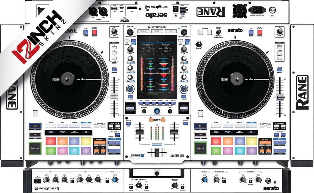 Rane System One Skin - white/Black
