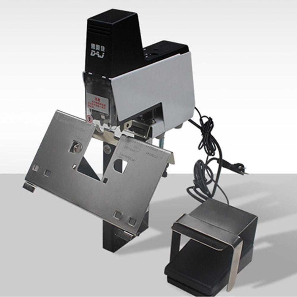 106 Auto Electric Stapler Saddle Stitching Machine Binder 2-50 Sheets with Pedal