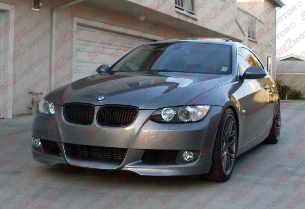 For 07-10 BMW E92 E93 Coupe 328 335 M-Tech Style PU Front Bumper Lip Splitter