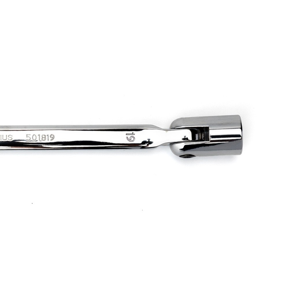 Genius Tools Double Flexible Socket Wrenches -Mirror Finish 18 x 19 mm - 501819
