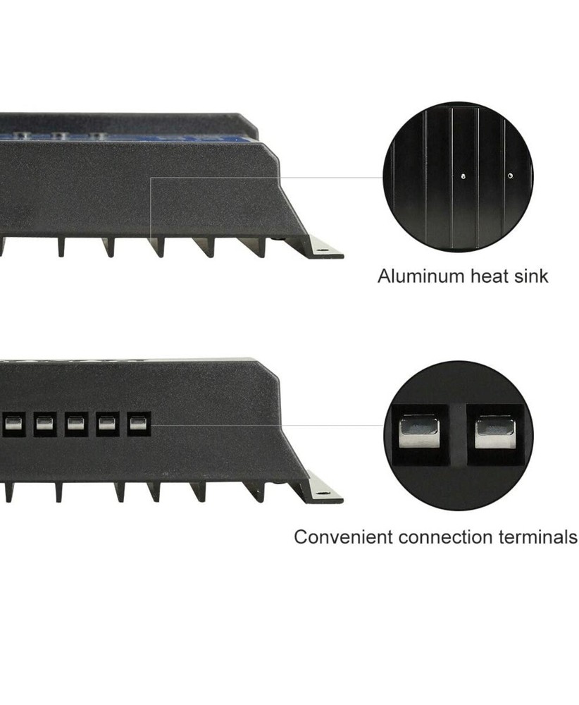60A Solar Charge Controller,Intelligent USB Port