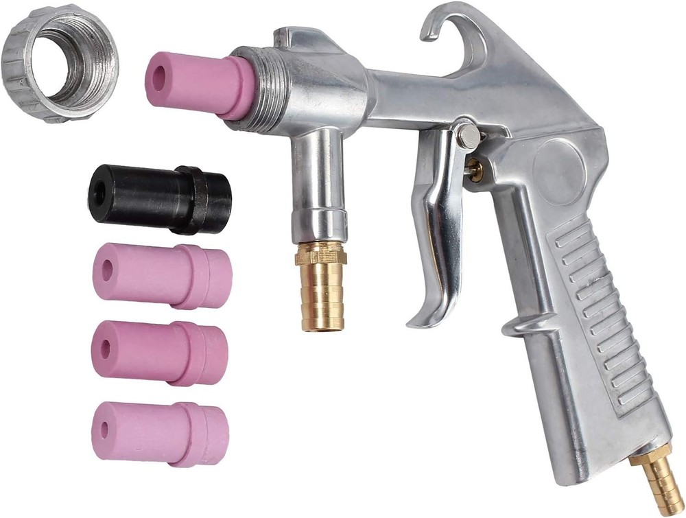 Heavy Duty Sandblasting Gun with Ceramic Nozzles