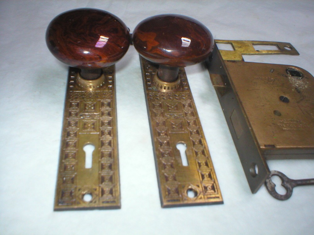 Antique Victorian Era Door Hardware