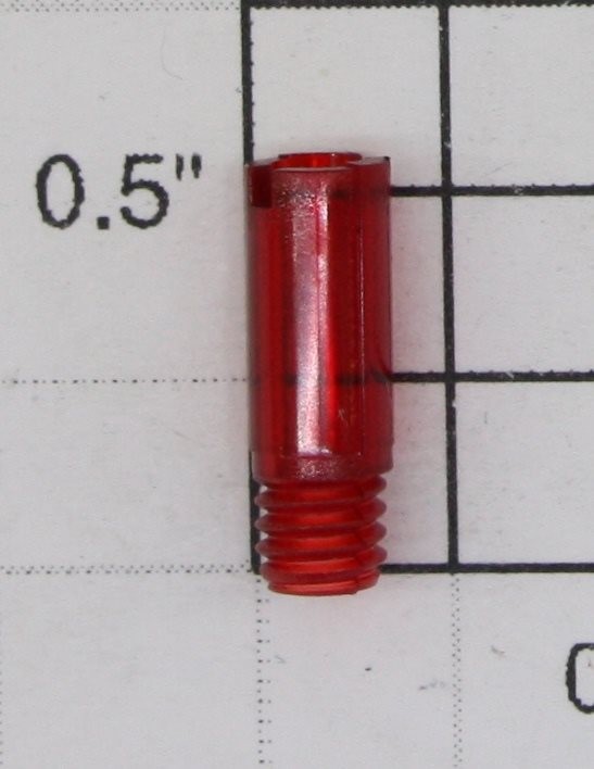American Flyer PA12A190 S Gauge Red Plastic Smoke Stack Insert (1)