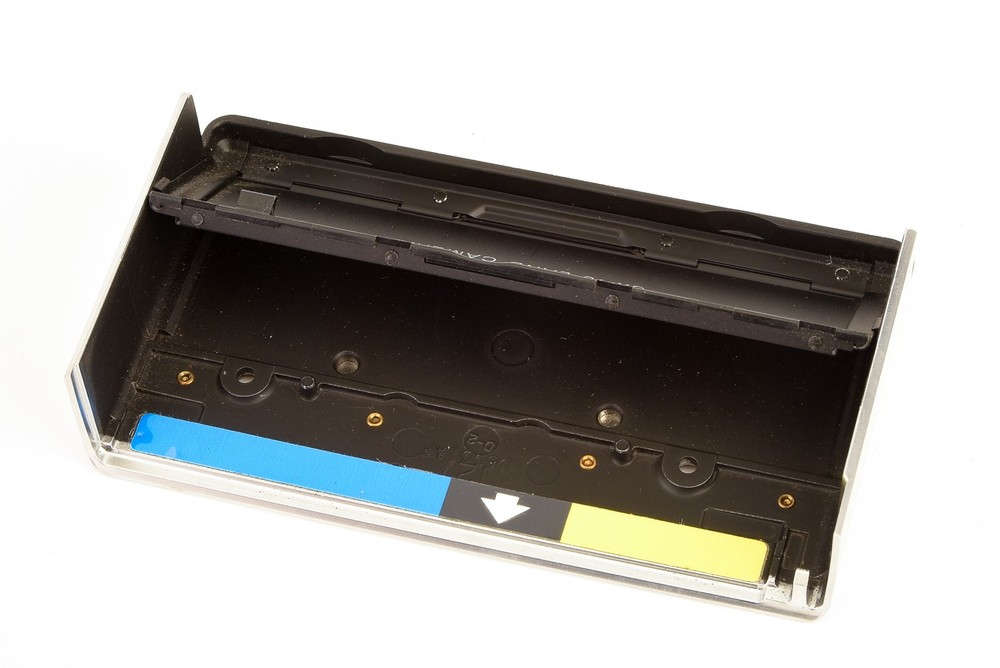 Polaroid SX-70 Camera Replacement Part - Silver - Front Bottom Cover V24