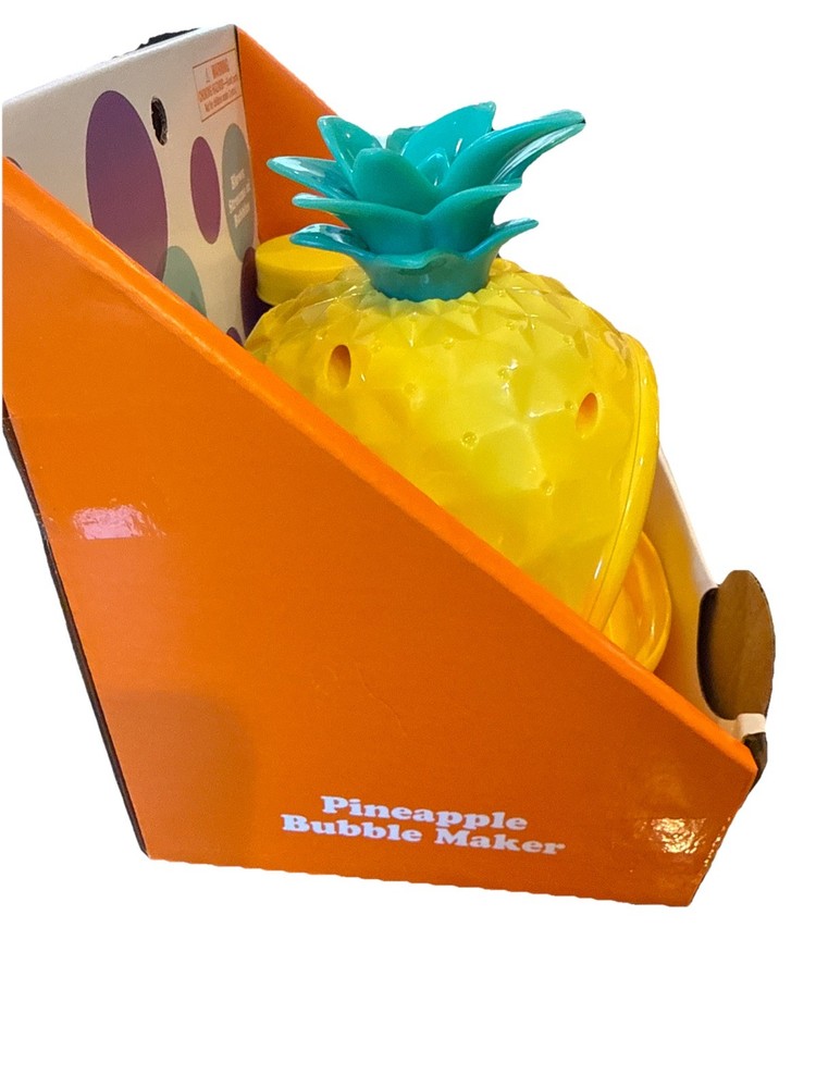 Bubble Maker - Sun Squad™ Pineapple - Battery Bubble Blower w/ Bubbles - New