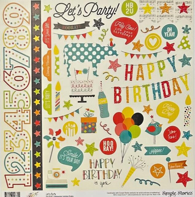 Simple Stories Sticker Sheets (11 sheets) Save 70%