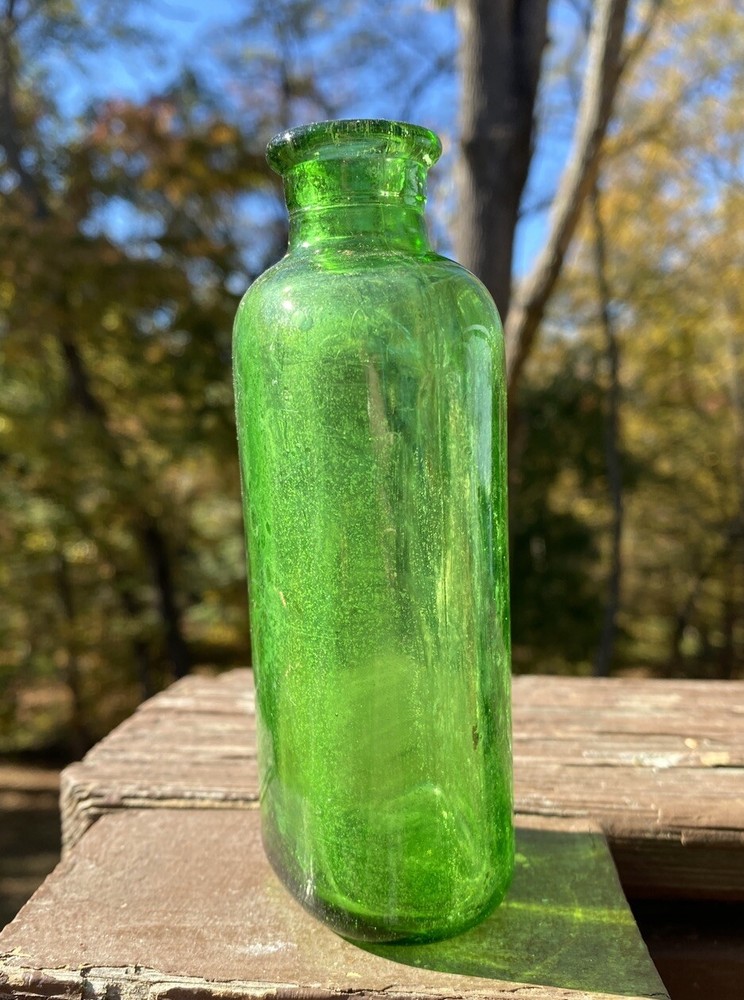 Green Owens Cork Top Bottle