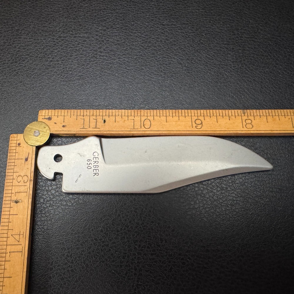 Gerber 650 Gator Replacement Knife Blade, Unsharpened Blank, Stainless - USA