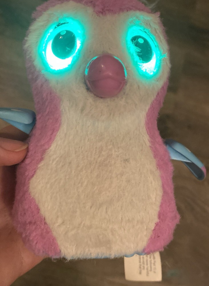 Hatchimals Interactive Penguala Penguin, Pink/White Spin Master Tested Works EUC