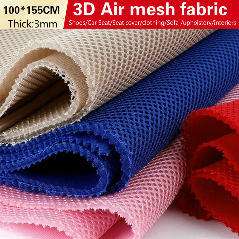 Three Layer 3D Air Mesh Fabric Net Cloth Material Sandwich Spacer Craft Sewing