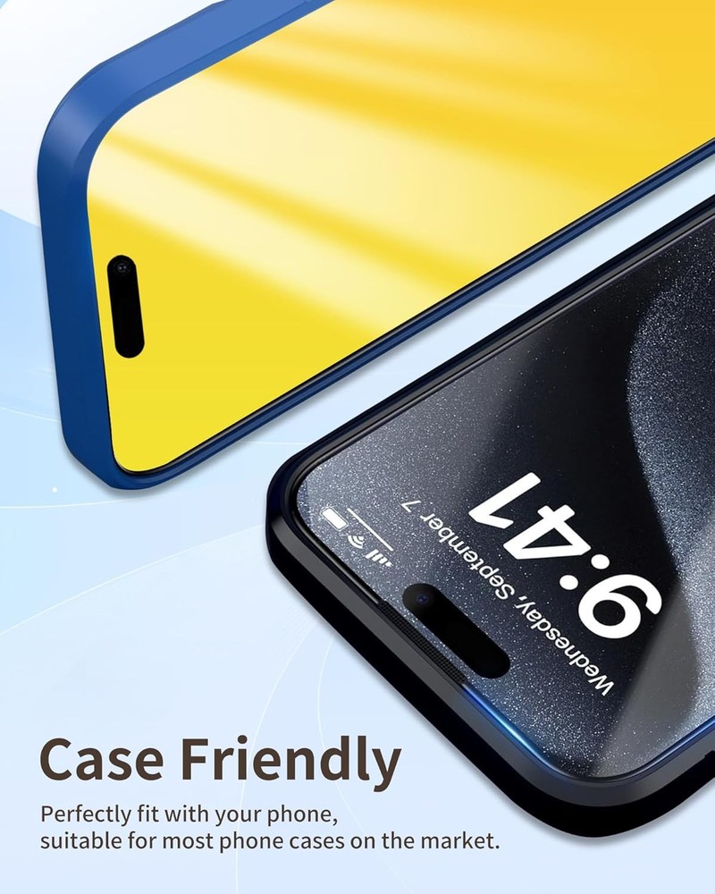 Privacy Screen Protector for iPhone 16 Pro Max 6.9 For iphone 16 Gold