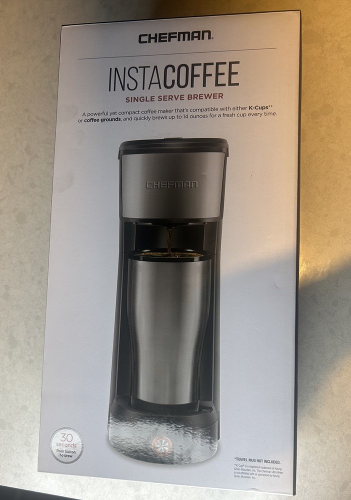 Chefman InstaCoffee Single Serve Coffee Maker
