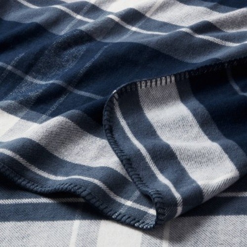 Brushed Cotton Blanket Plaid - Threshold™