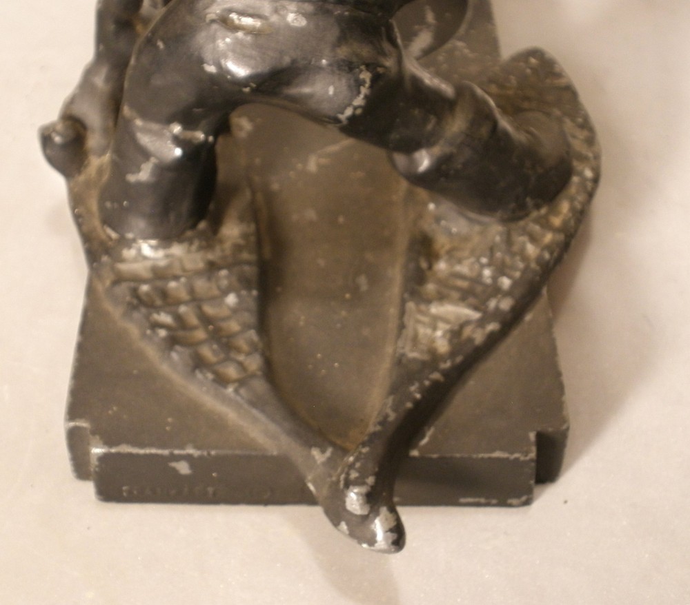 Frankart Rabbit Hunter Figural Ashtray