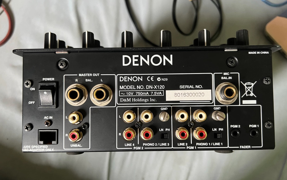 1pcs DENON DN-X120 Two-channel Mix Console