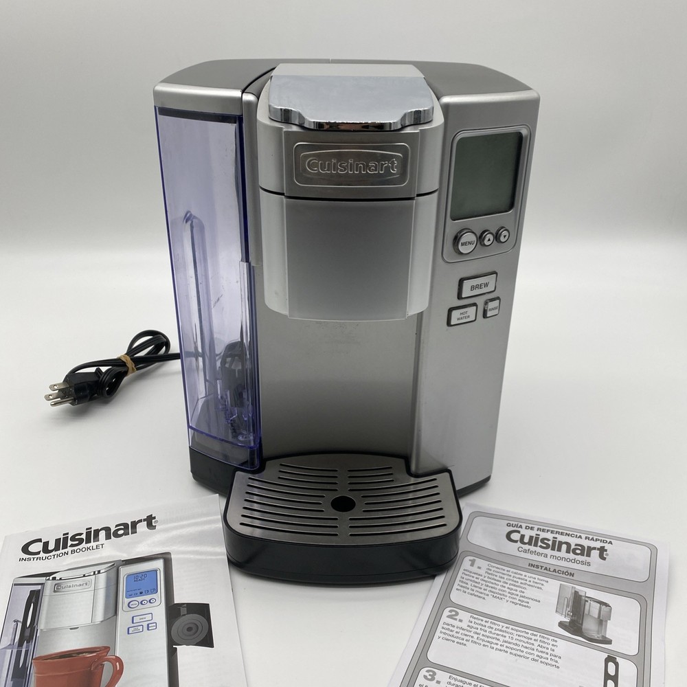 Cuisinart SS-10P1 Premium Single-Serve Coffeemaker Silver Clean Instructions