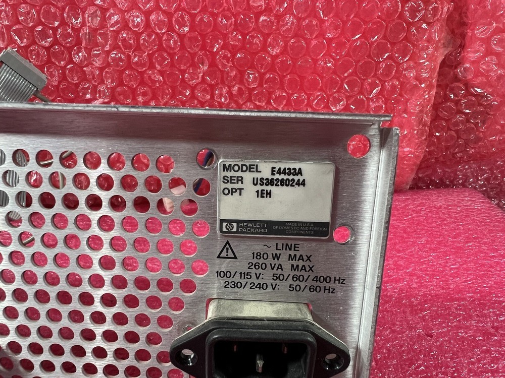 Agilent /Keysight E4433A ''Rear Panel Only'' OPT 1EH E4400-60036