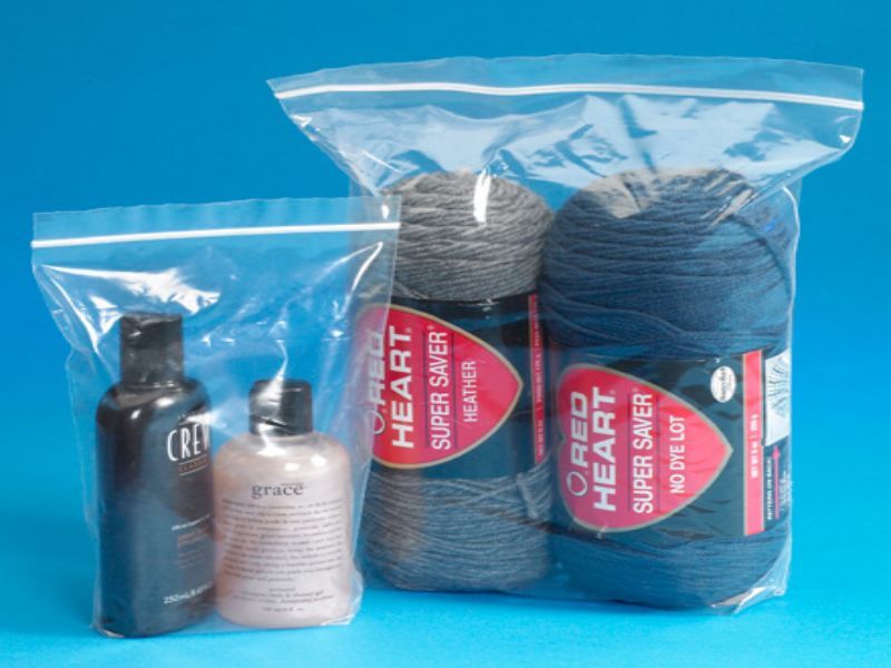 0.75 Mil Expandable Gusseted Poly Bags Clear Polyethylene Multiple Sizes LDPE