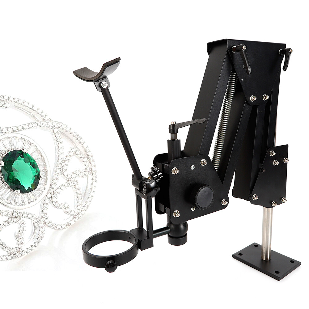 Microscope stand Multi-directional jewelry inlaid stand for micro-setting φ85mm