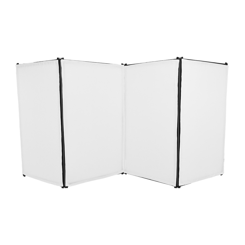 Portable DJ Curtain High-end Professional Performance Background Booth White