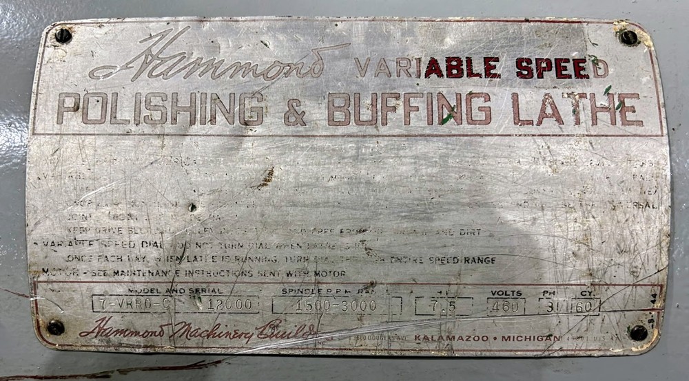 HAMMOND 7-VRRO-C BUFFER - Variable Speed