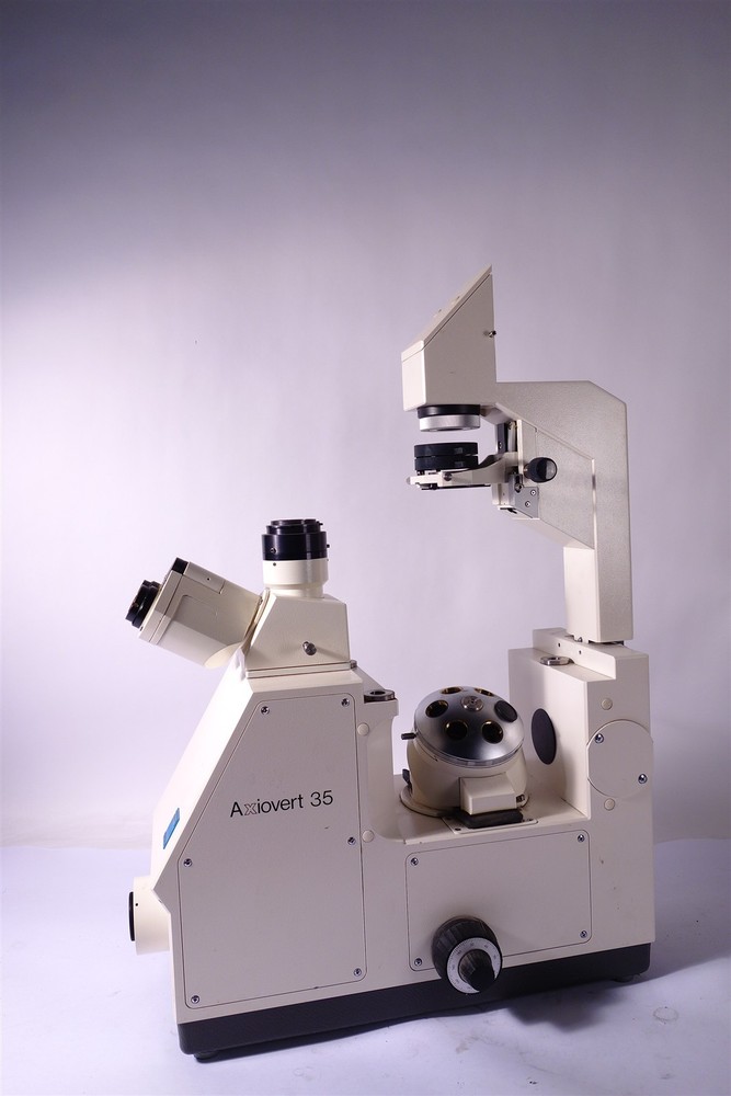 Zeiss Axiovert 35 Microscope / Binocular Head - Excellent Working