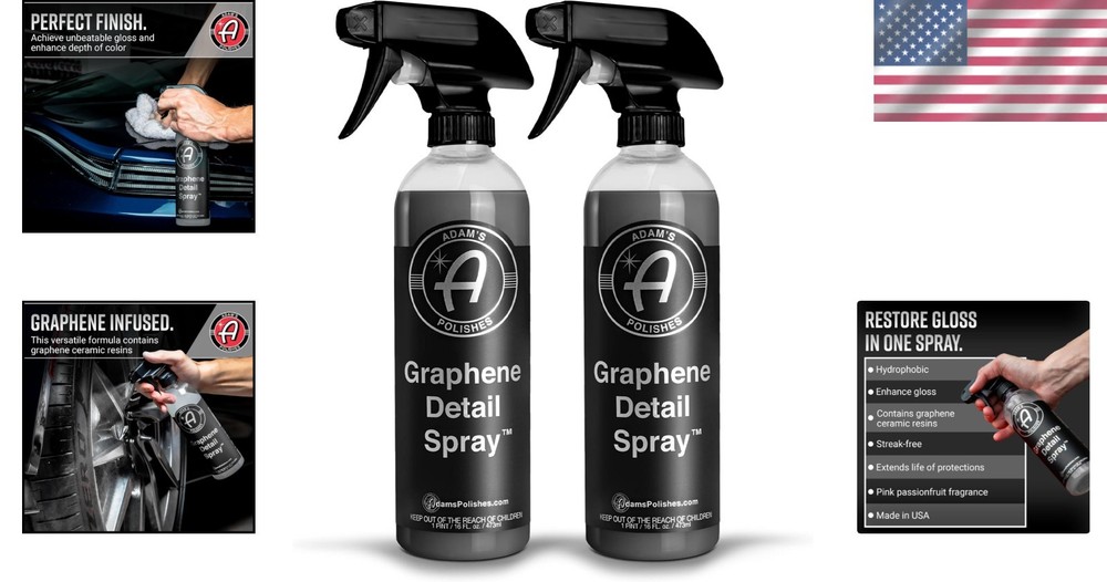 Adam's Graphene Detail Spray Pack - Next-Gen Technology