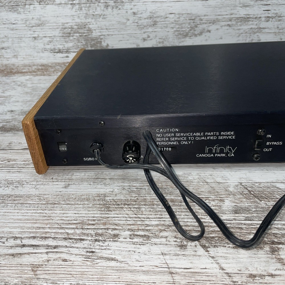 Infinity RS Crossover / Equalizer with Wood Sides for Reference Standard