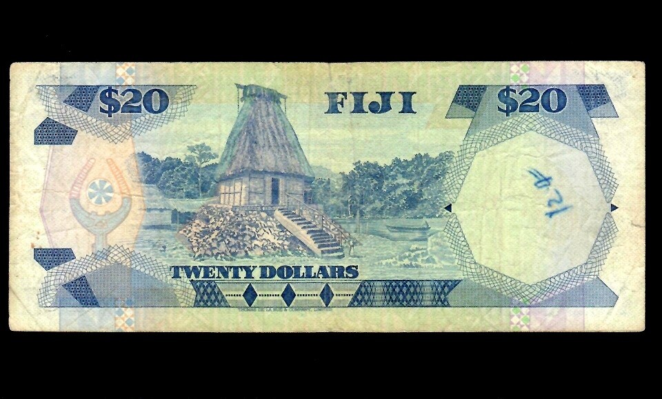 Fiji 20 Dollars 1986 P-85