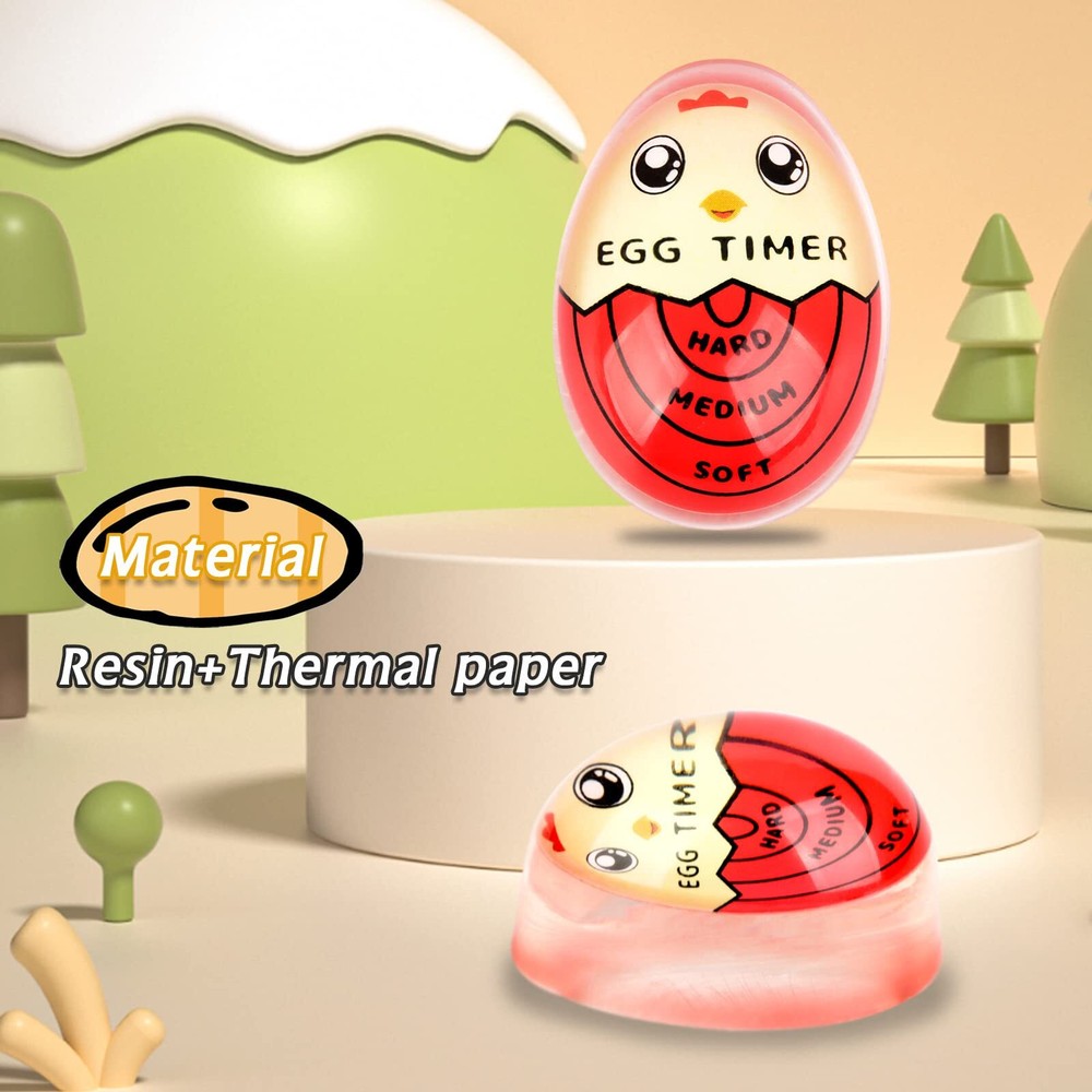 3 Pack Egg Timer Soft Hard Boiled Egg Boiler Timer That Changes Color When Done