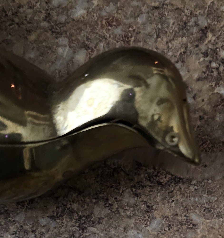 Vintage Decorative Solid Brass Bird Shape Nutcracker