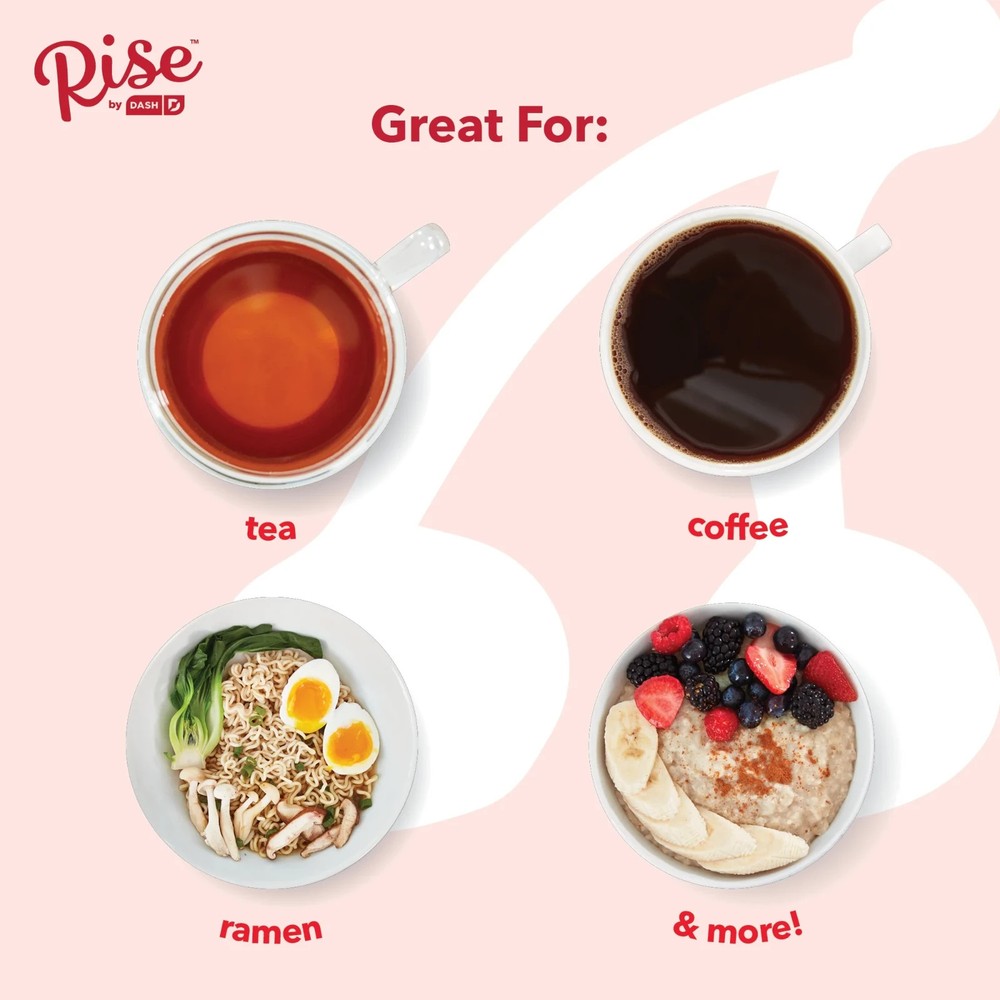 Black Polypropylene 1.7 L Electric Tea Kettle with Automatic Shut-Off