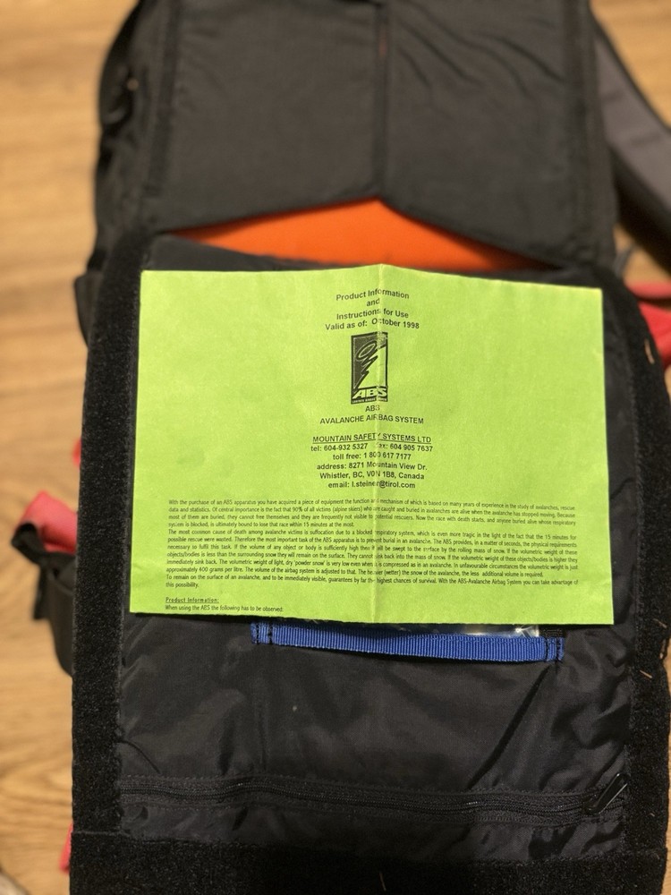 Avy Back Packs