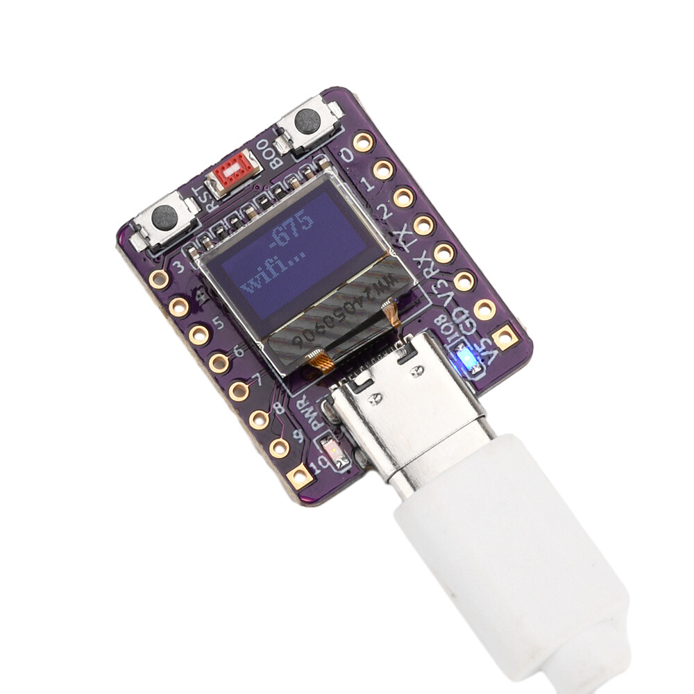 ESP32-C3 0.42-inch OLED WIFI Bluetooth Development Board Type-C 4M SPI Flash