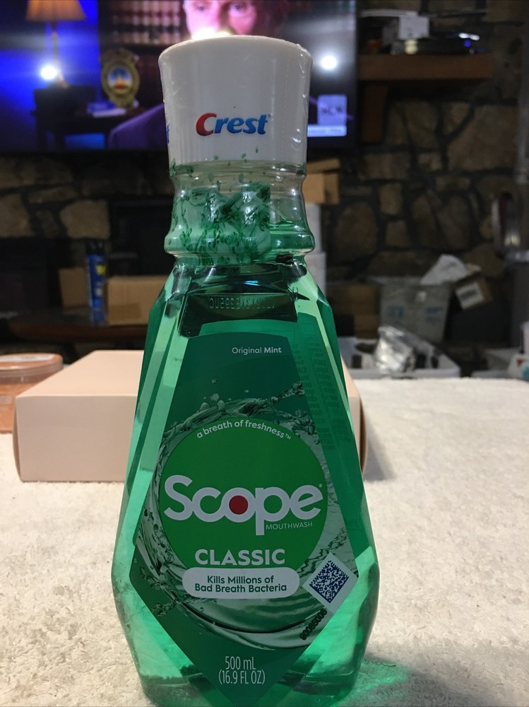 Crest Scope Classic Mouthwash, Original, 16.9 fl oz New