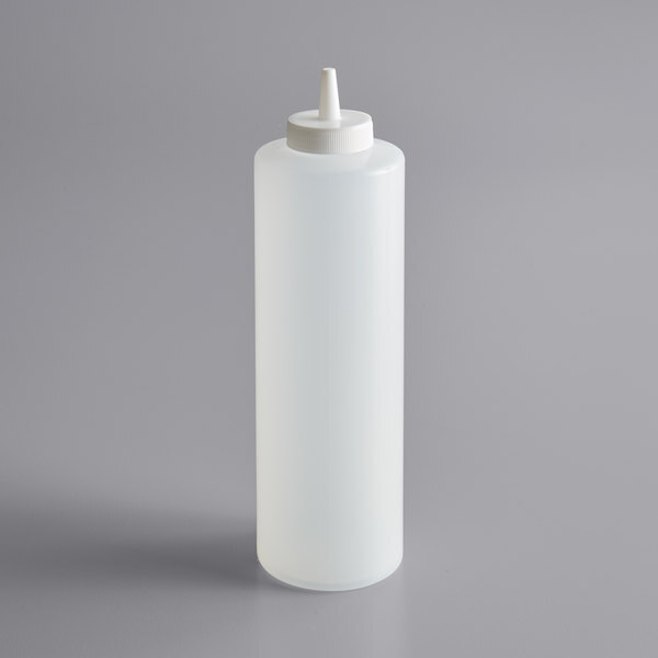 GRILLTIDER Squeeze Bottle, Plastic, Clear Easy-to-Squeeze Design