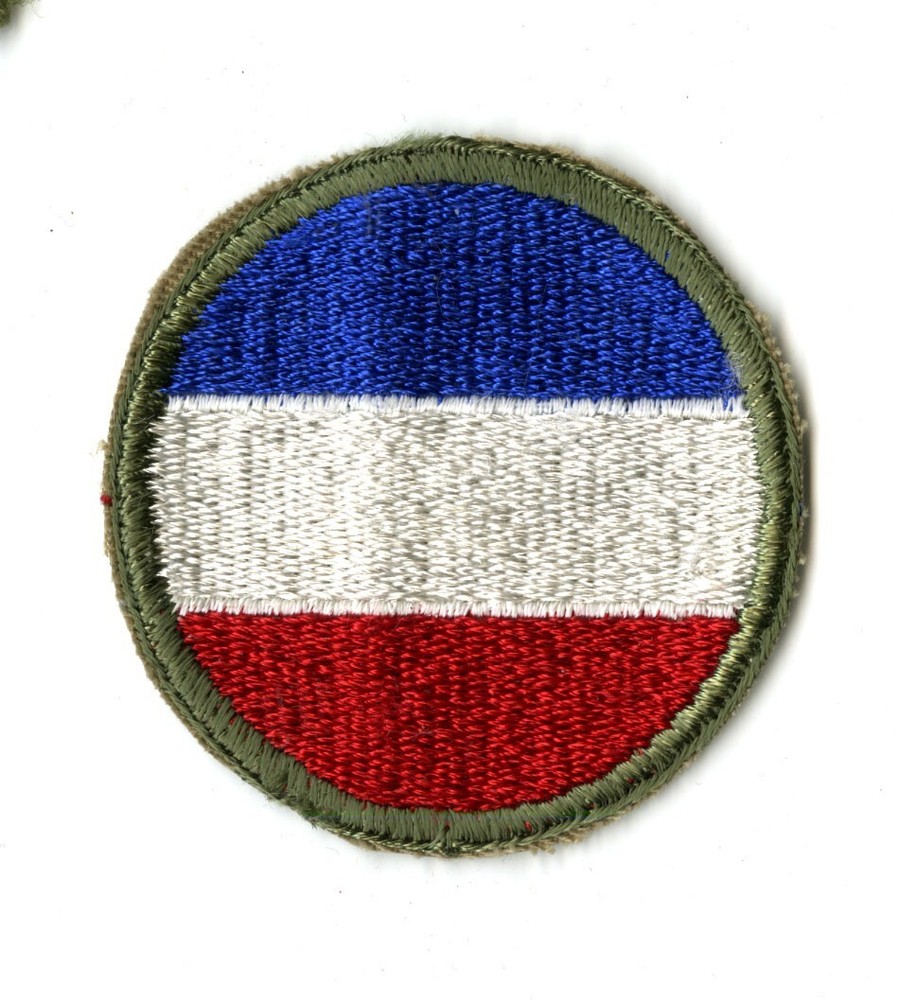 Army Ground Forces White Back Patch WWII Original