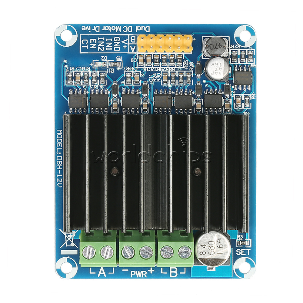 30A Motor Drive 5V-15V Dual channel H bridge Module Controller DHB-01A