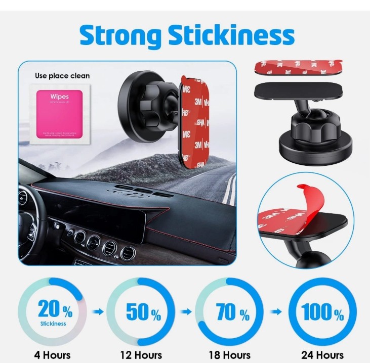 3M VHB Double Sided Adhesive Pads 6 Pack Strong Mount Replacement Stickers